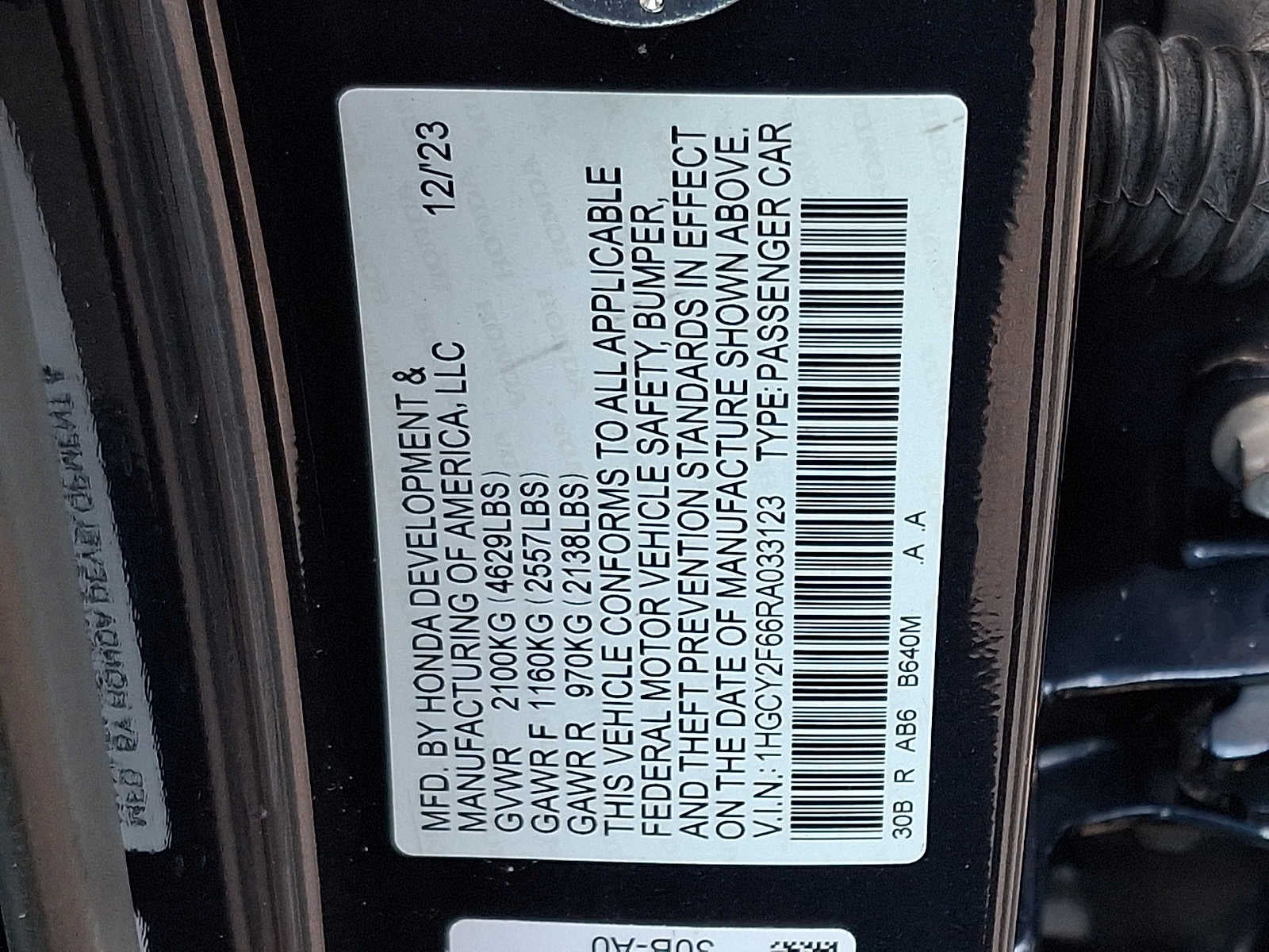 2024 Honda Accord Hybrid EX-L