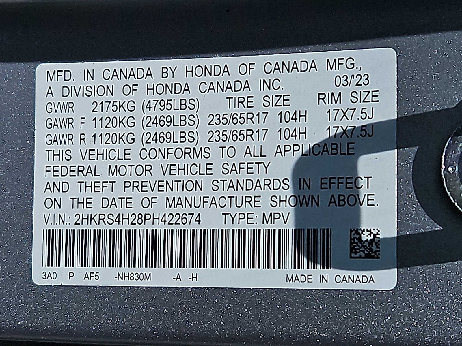 2023 Honda CR-V LX