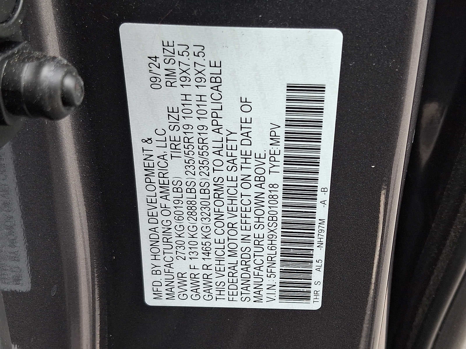 2025 Honda Odyssey Elite