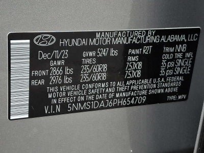 2023 Hyundai SANTA FE SE