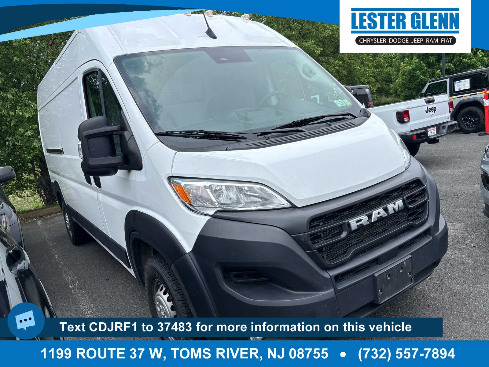 2025 RAM ProMaster Cargo Van Tradesman