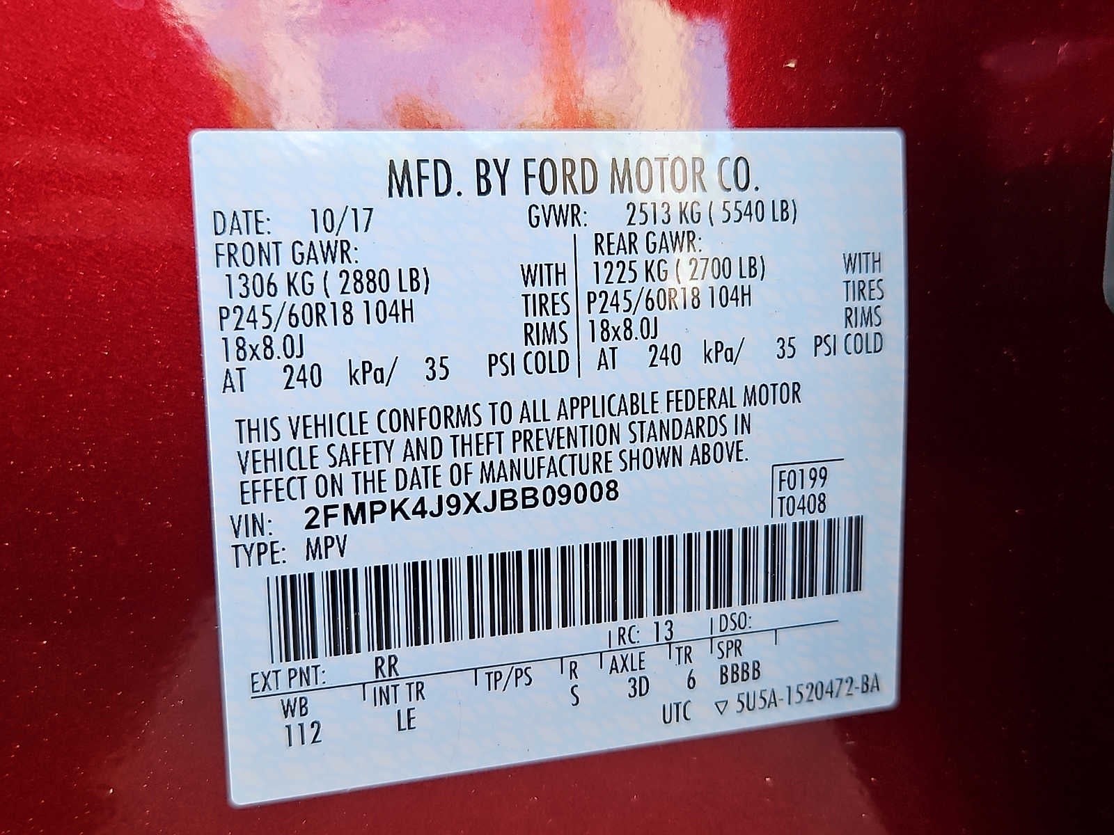 2018 Ford Edge SEL
