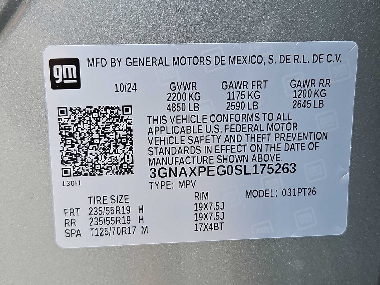 2025 Chevrolet Equinox AWD LT