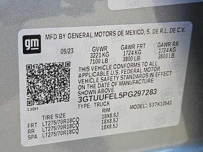 2023 GMC Sierra 1500 AT4X