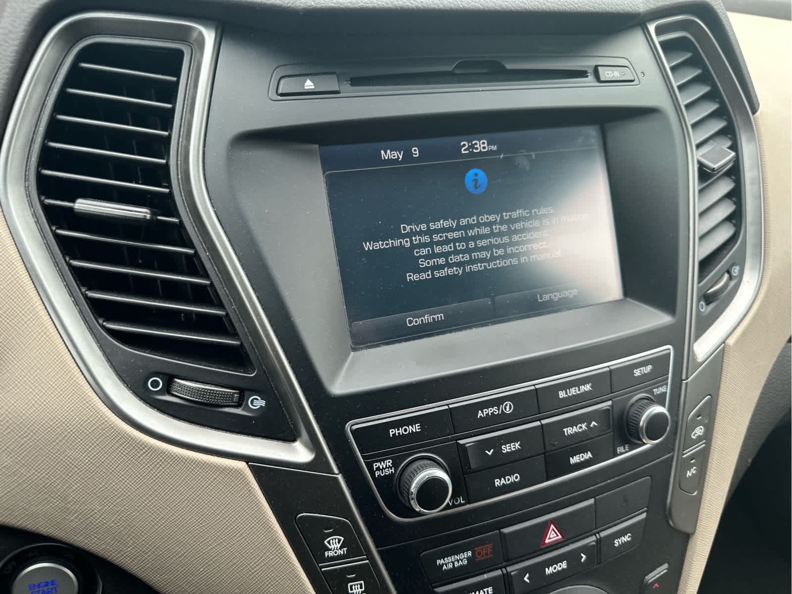 2017 Hyundai SANTA FE SPORT 2.4L