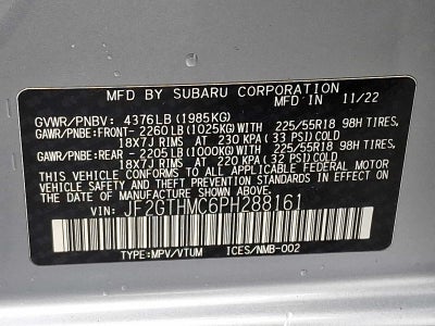 2023 Subaru Crosstrek Limited