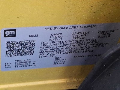 2024 Chevrolet Trax 1RS