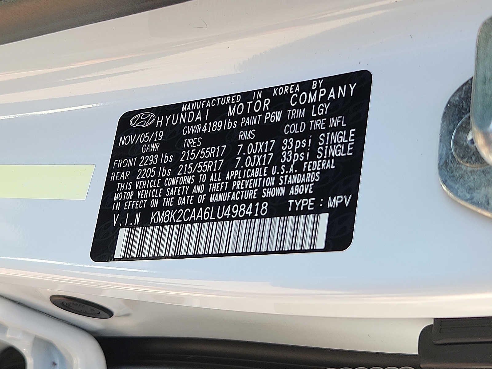 2020 Hyundai KONA SEL
