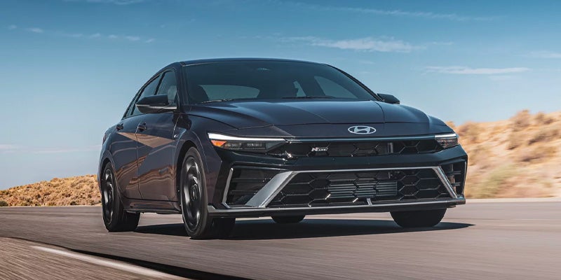 black Hyundai Elantra