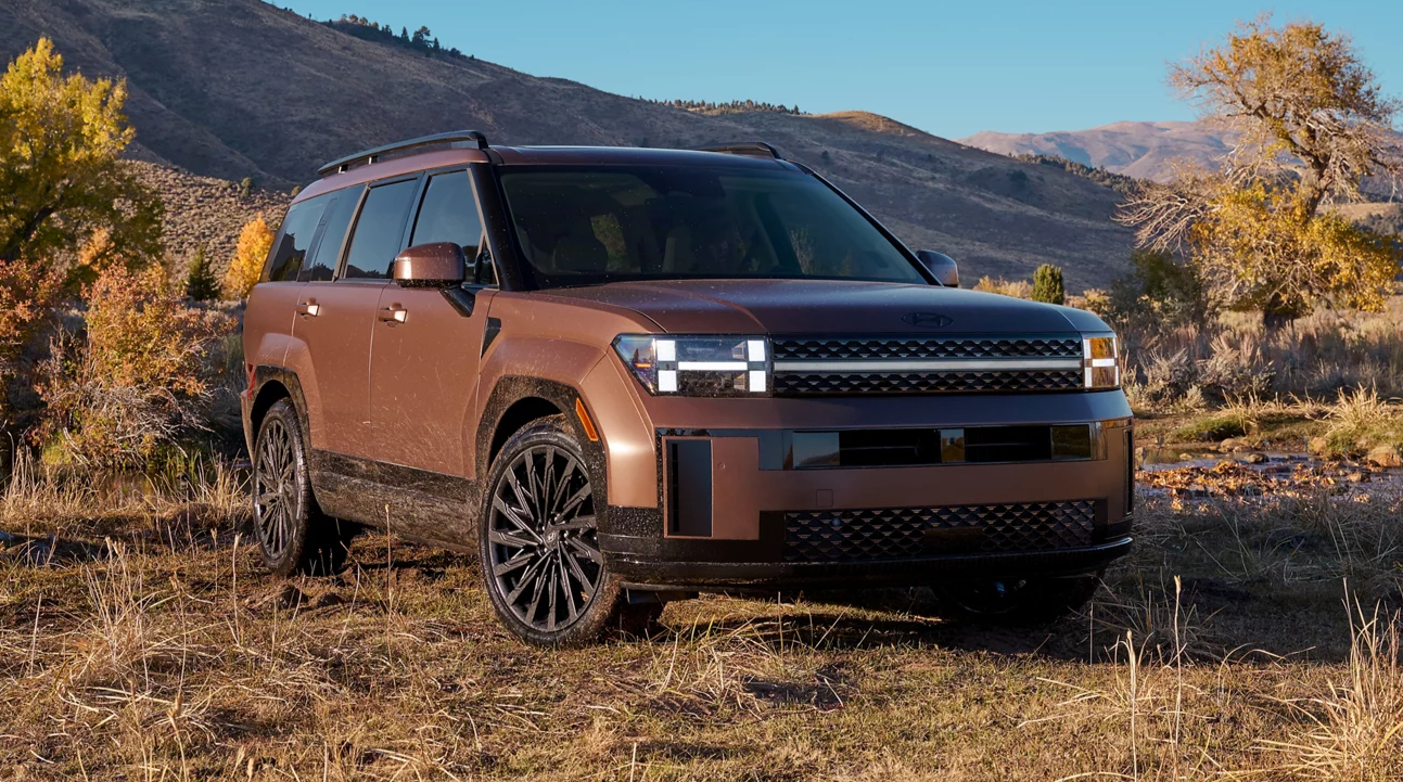 Exterior of a 2025 Hyundai Santa Fe