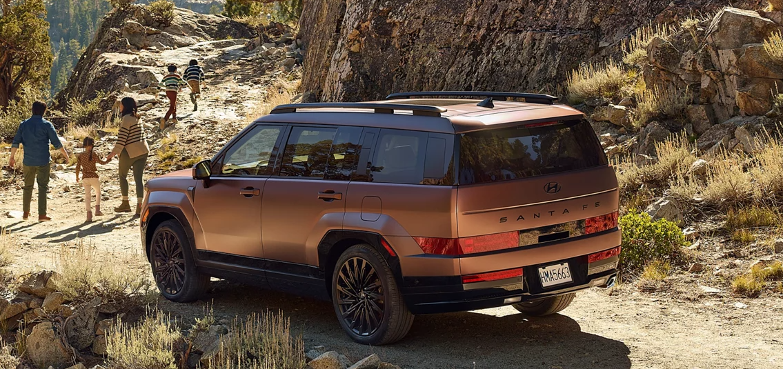 Exterior of a 2026 Hyundai Santa Fe