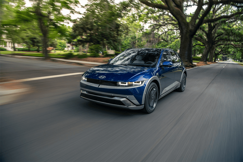 2027 Hyundai IONIQ 5 on the road