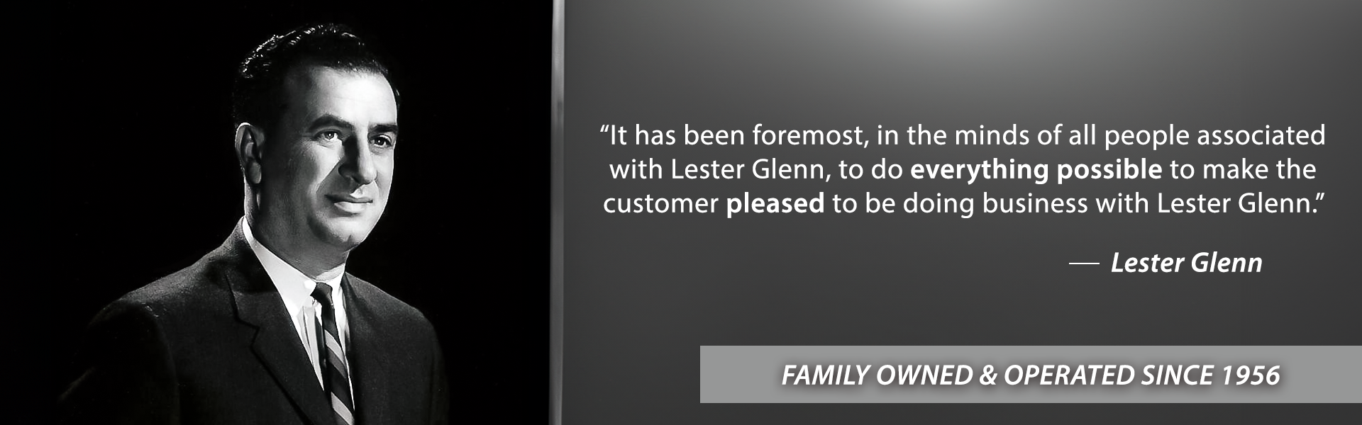 Family owned and operated since 1956