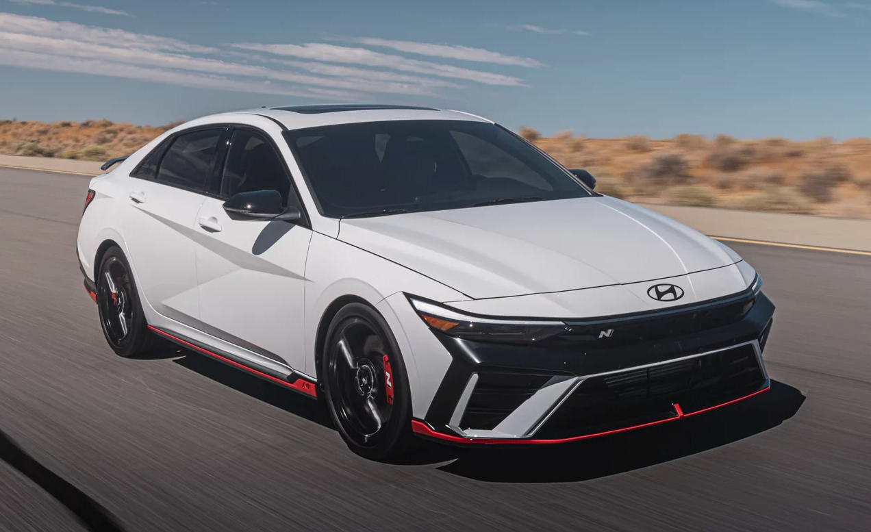 2026 Hyundai Elantra N on Race Track