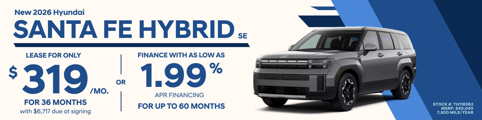 Hyundai Sanata Fe Specials