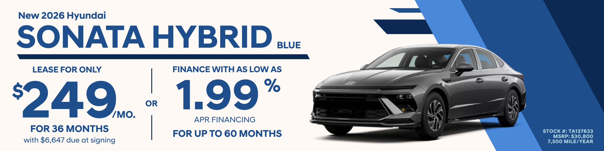 Hyundai Sonata Specials