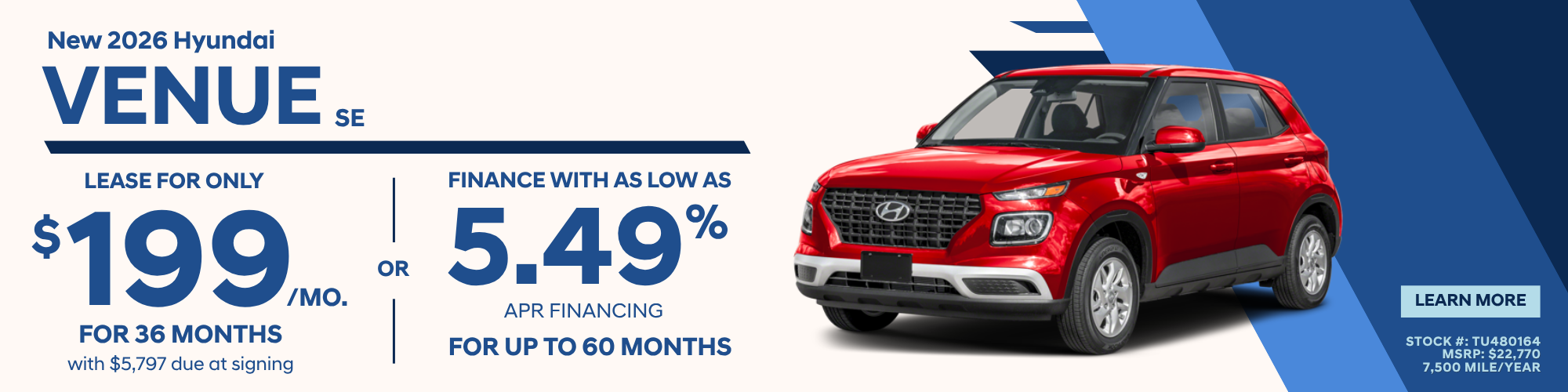 Hyundai Venue Specials
