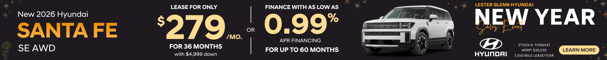 2025 Hyundai Santa Fe Specials