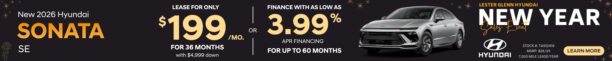2025 Hyundai Sonata Specials