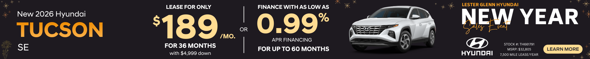 2025 Hyundai Tucson Specials