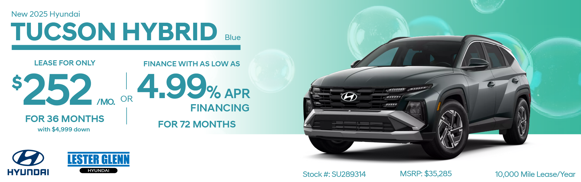 tucson hybrid specials banner