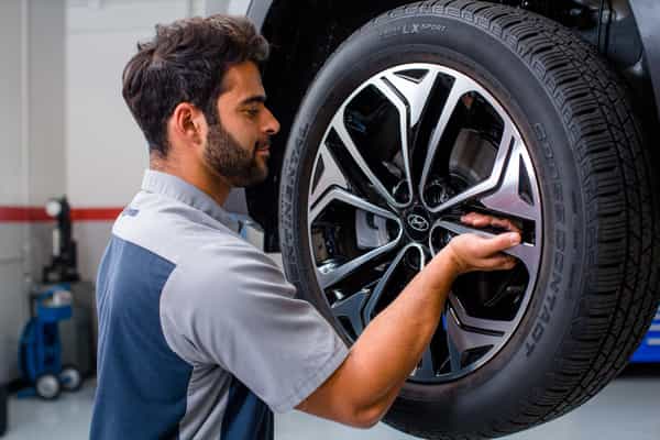 Hyundai Certified Service Technician Rotating Tires