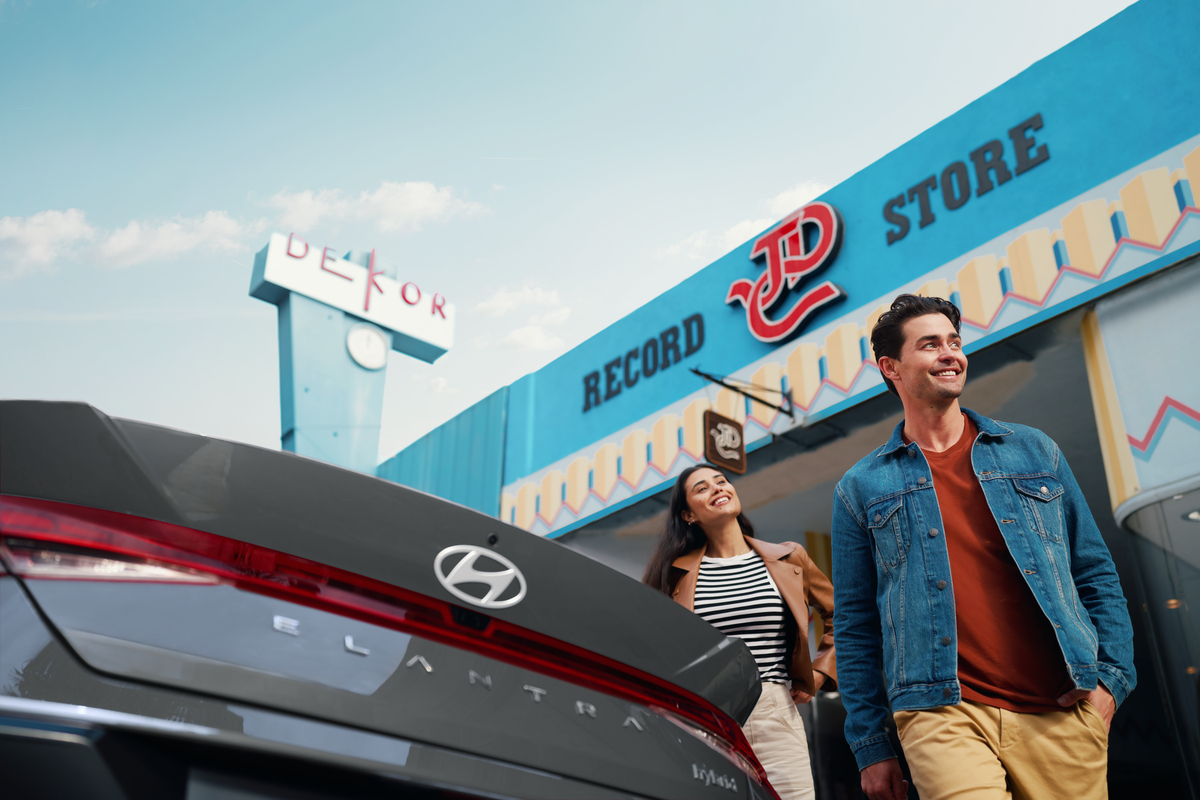 Cinematic shot of Hyundai Elantra owners
