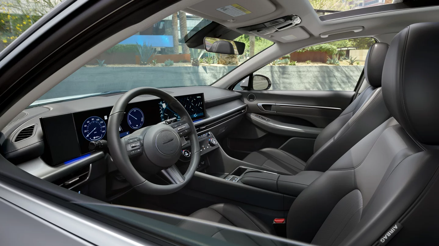 Premium seating in the 2026 Hyundai Sonata Hybrid
