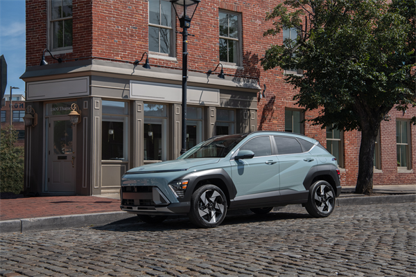 2027-Hyundai-Kona parked on street